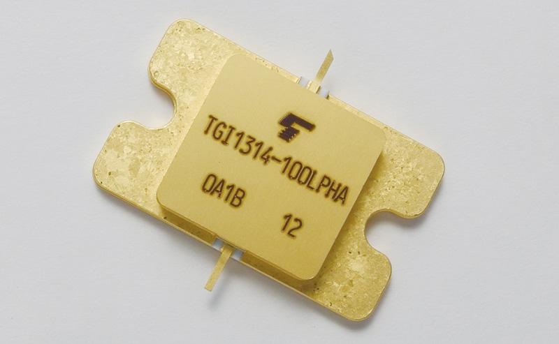 マイクロ波半導体「Ku帯 100W GaN HEMT(TGI1314-100 シリーズ)」