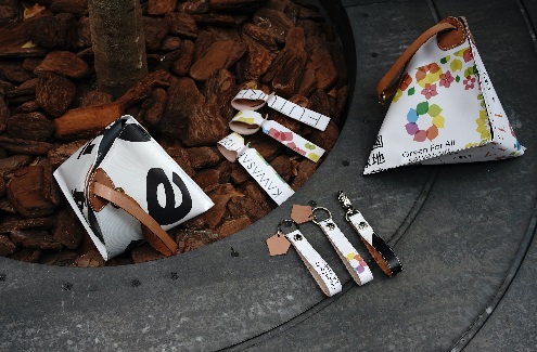 役目を終えたターポリン素材を活用したUpcycle製品