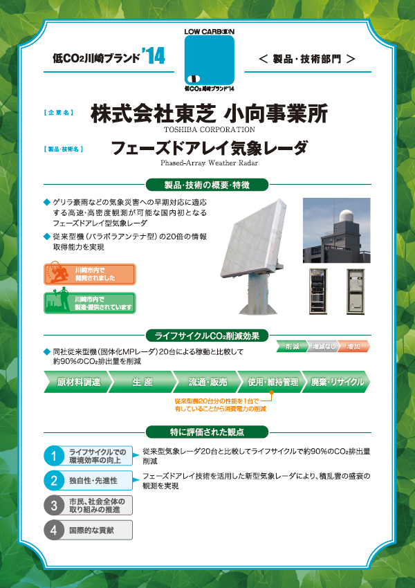 フェーズドアレイ気象レーダ