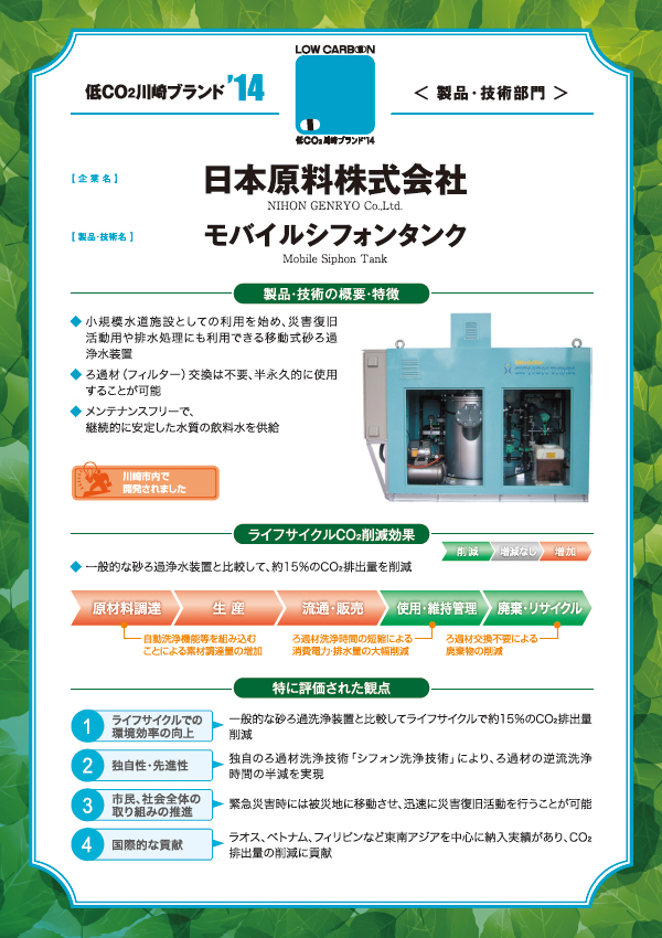 モバイルシフォンタンク